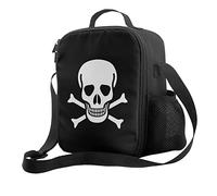 DJNGN Crossbone Skull Head Portable Thermal Insulation and Cold Preservation Lunch Bag Picnic Camping