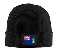 DJNGN Flag of British Virgin Islands Unisex Beanie Hat Knitted Warm Cap Wool Knitted Hat Black