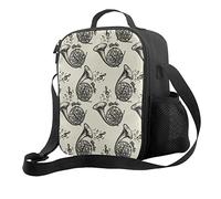 DJNGN French Horn Portable Thermal Insulation and Cold Preservation Lunch Bag Picnic Camping