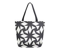 DJNGN Geometric Tiling Pattern Canvas Tote Bag Reusable Grocery Bags Tote Carrying Bag with Handles