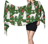 DJNGN Great Pyrenees lovely Christmas holiday Scarf Women Cashmere Scarves Shawl Wrap Stylish Warm Soft Blanket Large