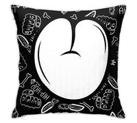 DJNGN Hip Hop Street Style Free Wildstyle Pillowcase, Double Sided Printing, Hidden Zip Pillowcase, 18x18 inch Beautiful Printed Pattern Pillowcase