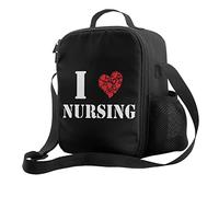 DJNGN I Love Nursing Portable Thermal Insulation and Cold Preservation Lunch Bag Picnic Camping