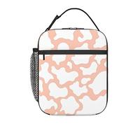 DJNGN Insulated Lunch Bag for Boys Girls Women Men Cow Print Portable Lunch Box Reusable Lunch Tote Bag for Work, School, Picnic Or Travel