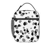 DJNGN Insulated Lunch Bag for Boys Girls Women Men Cow Print Portable Lunch Box Reusable Lunch Tote Bag for Work, School, Picnic Or Travel