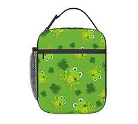 DJNGN Insulated Lunch Bag for Boys Girls Women Men Frog Portable Lunch Box Reusable Lunch Tote Bag for Work, School, Picnic Or Travel