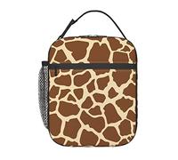 DJNGN Insulated Lunch Bag for Boys Girls Women Men Giraffe Print Portable Lunch Box Reusable Lunch Tote Bag for Work, School, Picnic Or Travel