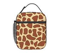 DJNGN Insulated Lunch Bag for Boys Girls Women Men Giraffe Print Portable Lunch Box Reusable Lunch Tote Bag for Work, School, Picnic Or Travel