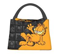 DJNGN Insulated Lunch Bag for Garfield Reusable Cooler Bag Handbag Lunch Tote Box for Girls Boys Women Men School Office Outdoor Picnic Hiking