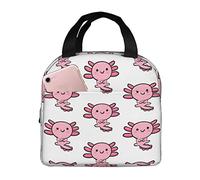 DJNGN Insulated Lunch Bag for Women Boys Girls Flower Portable Lunch Box with Pocket Reusable Lunch Tote Bag for Work School Picnic Travel