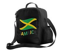DJNGN Jamaican Flag Portable Thermal Insulation and Cold Preservation Lunch Bag Picnic Camping