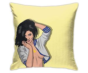 DJNGN Jhene Aiko Square Decorative Pillow Case Jhene Aiko Multicoloured Generalduty Pillow Case