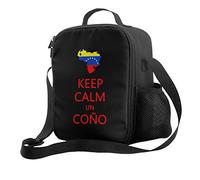 DJNGN Keep Calm Un Cono Sos Venezuela Portable Thermal Insulation and Cold Preservation Lunch Bag Picnic Camping