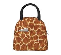 DJNGN Large Capacity Insulated Lunch Bag for Women Men Boys Girls Giraffe Print Portable Lunch Box Reusable Lunch Tote Bag for Work School Picnic Travel