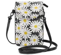 DJNGN Little Daisy Small Crossbody Cell Phone Purse Bag Smartphone Wallet Purse with Removable Strap