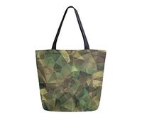 DJNGN Military Camouflage Canvas Tote Bag Tote Carrying Bag Shoulder Bag for Shopping Travel bag Reusable Grocery Bags