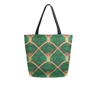 DJNGN Monkey Pattern Canvas Tote Bag Reusable Grocery Bags Tote Carrying Bag with Handles