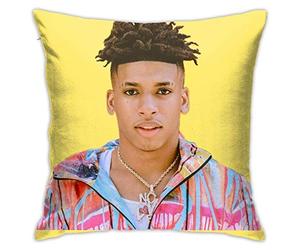 DJNGN NLE Choppa Square Decorative Pillow Case NLE Choppa Multicoloured Generald