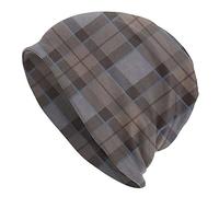 DJNGN Outlander Fraser Tartan Plaid Men's Women's Beanie Hat Warm Knit Hat for Cold Weather
