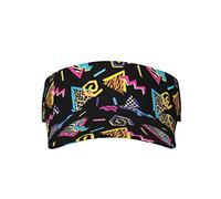 DJNGN Retro 80s 90s Hats Women Men Funny Fashion Retro 80s 90s Icons Sun Visor Hat for Women & Men