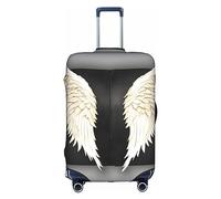 DJnni Arizona Flag-Standard Travel Box Protective Cover,Suitcase Cover,Travel Luggage Cover,Suitcase Protector Fits 18-32 In, Angel Feathers, M