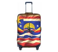 DJnni Arizona Flag-Standard Travel Box Protective Cover,Suitcase Cover,Travel Luggage Cover,Suitcase Protector Fits 18-32 In, Arizona Flag-standard, L