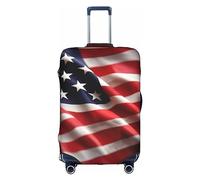 DJnni Arizona Flag-Standard Travel Box Protective Cover,Suitcase Cover,Travel Luggage Cover,Suitcase Protector Fits 18-32 In, American Flag, M