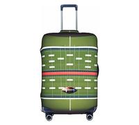 DJnni Asian Lotu’s Flower Travel Box Protective Cover,Suitcase Cover,Travel Luggage Cover,Suitcase Protector Fits 18-32 In, American Football Field And Ball, XL