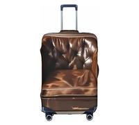 DJnni Chicken Prints Travel Box Protective Cover,Suitcase Cover,Travel Luggage Cover,Suitcase Protector Fits 18-32 In, Brown A Cowhides, S
