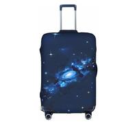 DJnni Company Farm Tractors Travel Box Protective Cover,Suitcase Cover,Travel Luggage Cover,Suitcase Protector Fits 18-32 In, Blue Galaxy Pattern, XL