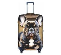 DJnni Flops Slippers Art Sandals Travel Box Protective Cover,Suitcase Cover,Travel Luggage Cover,Suitcase Protector Fits 18-32 In, Cute Bulldog, L