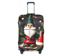 DJnni Flops Slippers Art Sandals Travel Box Protective Cover,Suitcase Cover,Travel Luggage Cover,Suitcase Protector Fits 18-32 In, Christmas Traditional Gnomes, L