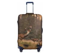 DJnni Flops Slippers Art Sandals Travel Box Protective Cover,Suitcase Cover,Travel Luggage Cover,Suitcase Protector Fits 18-32 In, Deer Hunting, M