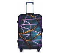 DJnni Flops Slippers Art Sandals Travel Box Protective Cover,Suitcase Cover,Travel Luggage Cover,Suitcase Protector Fits 18-32 In, DNA Chain Photo, S