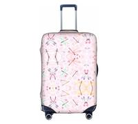 DJnni Happy Valentine'S Day Travel Box Protective Cover,Suitcase Cover,Travel Luggage Cover,Suitcase Protector Fits 18-32 In, Hand Painted Dragonfly, M