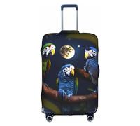 DJnni Happy Valentine'S Day Travel Box Protective Cover,Suitcase Cover,Travel Luggage Cover,Suitcase Protector Fits 18-32 In, Three Parrots, L