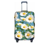 DJnni Happy Valentine'S Day Travel Box Protective Cover,Suitcase Cover,Travel Luggage Cover,Suitcase Protector Fits 18-32 In, White Small Flowers, M