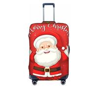 DJnni Owl Rabbit Birds Fox Travel Box Protective Cover,Suitcase Cover,Travel Luggage Cover,Suitcase Protector Fits 18-32 In, Merry Christmas.1, XL