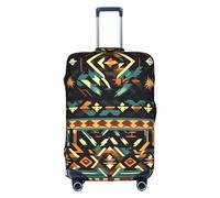 DJnni Penguins On The Iceberg Travel Box Protective Cover,Suitcase Cover,Travel Luggage Cover,Suitcase Protector Fits 18-32 In, Native American Patterns, L