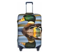 DJnni Penguins On The Iceberg Travel Box Protective Cover,Suitcase Cover,Travel Luggage Cover,Suitcase Protector Fits 18-32 In, Mallard Duck, XL