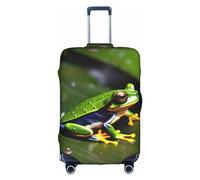 DJnni Penguins On The Iceberg Travel Box Protective Cover,Suitcase Cover,Travel Luggage Cover,Suitcase Protector Fits 18-32 In, Peace Tree Frogs, M
