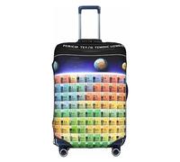 DJnni Pickleball Balls Colors Travel Box Protective Cover,Suitcase Cover,Travel Luggage Cover,Suitcase Protector Fits 18-32 In, Periodic Table Of Elements, XL