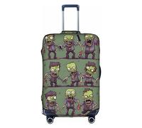 DJnni Pickleball Balls Colors Travel Box Protective Cover,Suitcase Cover,Travel Luggage Cover,Suitcase Protector Fits 18-32 In, Many Zombie, M