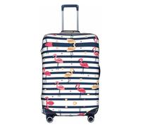 DJnni Pomeranians Cartoon Flowers Travel Box Protective Cover,Suitcase Cover,Travel Luggage Cover,Suitcase Protector Fits 18-32 In, Pink Crystal Diamond, S