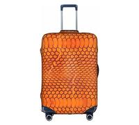 DJnni Red Wine Travel Box Protective Cover,Suitcase Cover,Travel Luggage Cover,Suitcase Protector Fits 18-32 In, Red Fish Scale, S