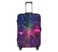 DJnni Red Wine Travel Box Protective Cover,Suitcase Cover,Travel Luggage Cover,Suitcase Protector Fits 18-32 In, Red Galaxy Constellation, S