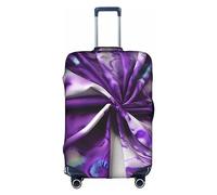 DJnni Red Wine Travel Box Protective Cover,Suitcase Cover,Travel Luggage Cover,Suitcase Protector Fits 18-32 In, Purple Tie Dye Flower, XL