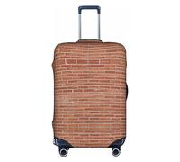 DJnni Red Wine Travel Box Protective Cover,Suitcase Cover,Travel Luggage Cover,Suitcase Protector Fits 18-32 In, Red Brick Wall Texture, XL