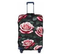 DJnni Sharks Nautical Travel Box Protective Cover,Suitcase Cover,Travel Luggage Cover,Suitcase Protector Fits 18-32 In, Rose Flower Of Many Fans, M