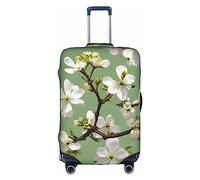 DJnni Sharks Nautical Travel Box Protective Cover,Suitcase Cover,Travel Luggage Cover,Suitcase Protector Fits 18-32 In, Dogwood Blossoms, XL
